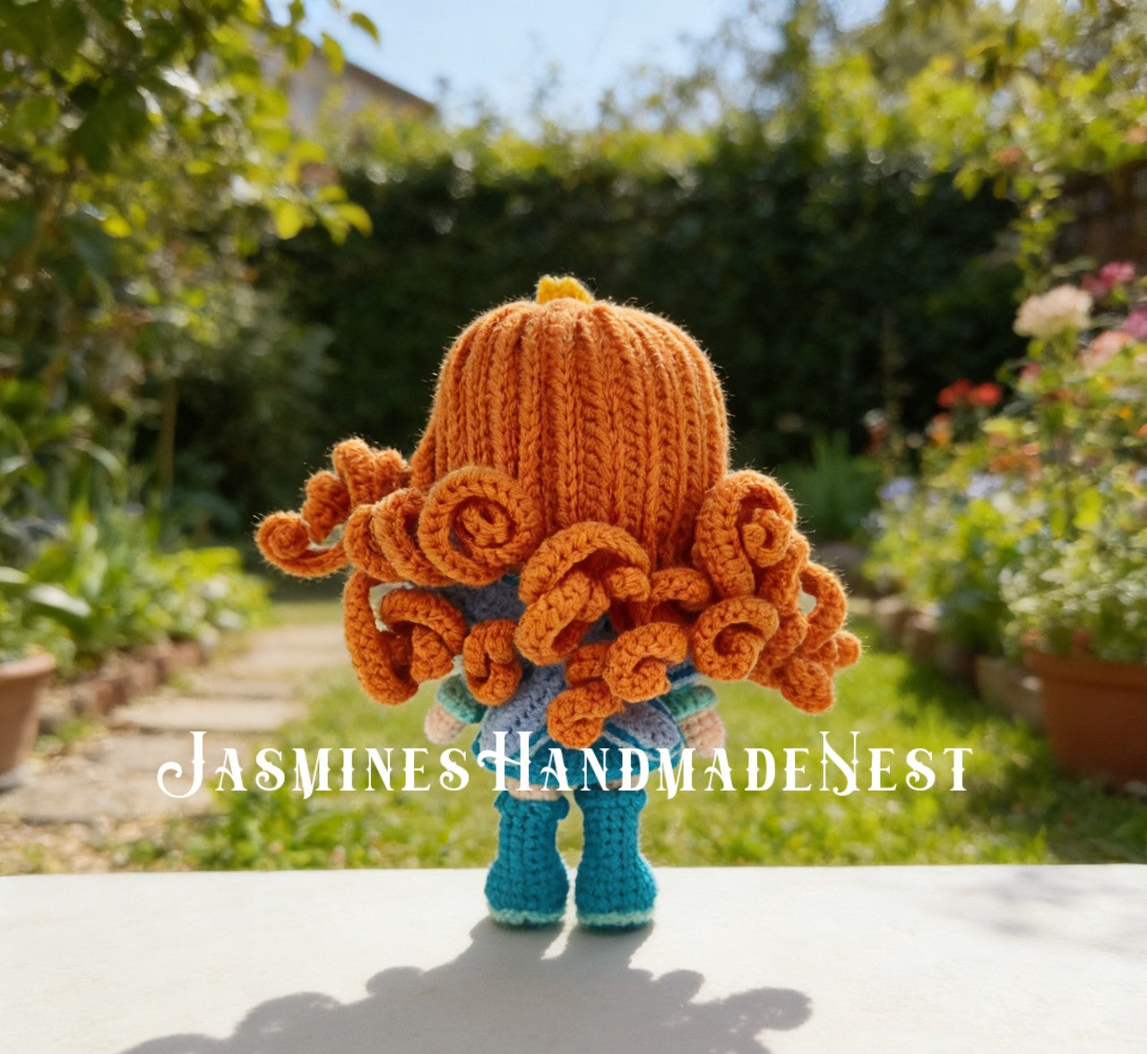 Handmade Crochet Flower Fairy Dolls – Amigurumi Plush, Floral Girl, Personalized Gift