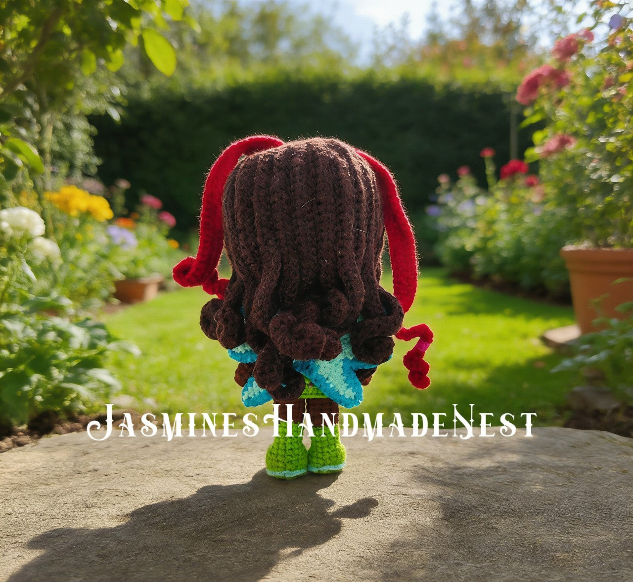 Handmade Crochet Flower Fairy Dolls – Amigurumi Plush, Floral Girl, Personalized Gift