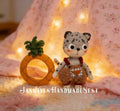 Handmade Crochet Fruit Animal Dolls – Amigurumi Plush Toys, Dragon Fruit Dog, Watermelon Pig, Kiwi Monkey, Pineapple Leopard Gift