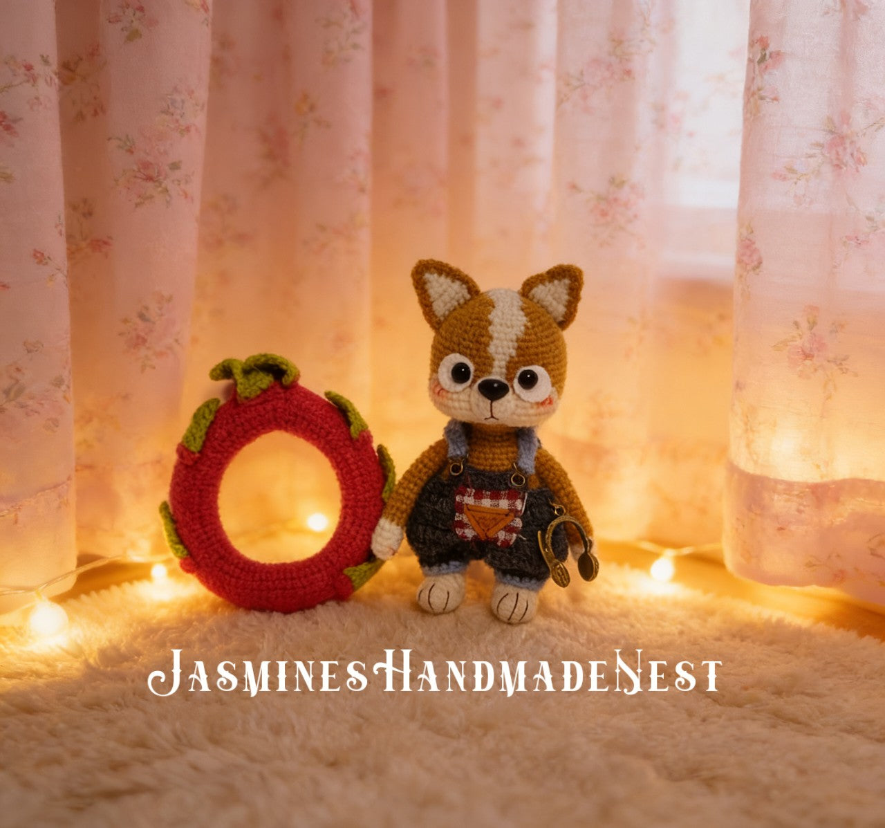 Handmade Crochet Fruit Animal Dolls – Amigurumi Plush Toys, Dragon Fruit Dog, Watermelon Pig, Kiwi Monkey, Pineapple Leopard Gift