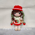 Handmade Strawberry Girl Doll – Fruity Crochet Plush in Pink or White – Cute Amigurumi Toy Gift for Kids, Nursery Decor, or Fruit-Themed Collectors