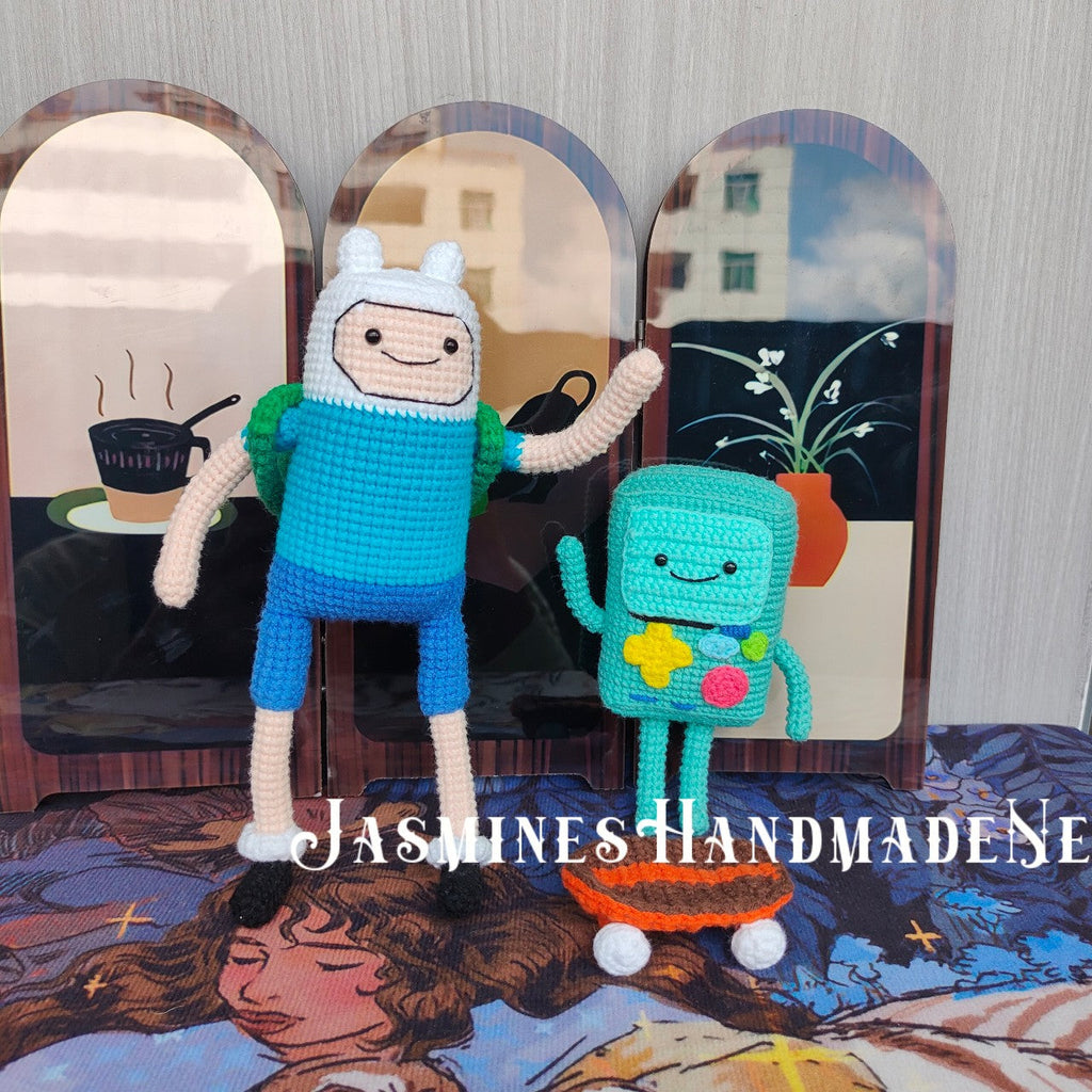 For Fantasy Lovers! Hand - crocheted Plush Toys, Inspired by the Unforgettable Animated Duos. With soft materials, exquisite craftsmanship, they’re not just decor but heartwarming companions for leisure, bringing pure joy to your life.