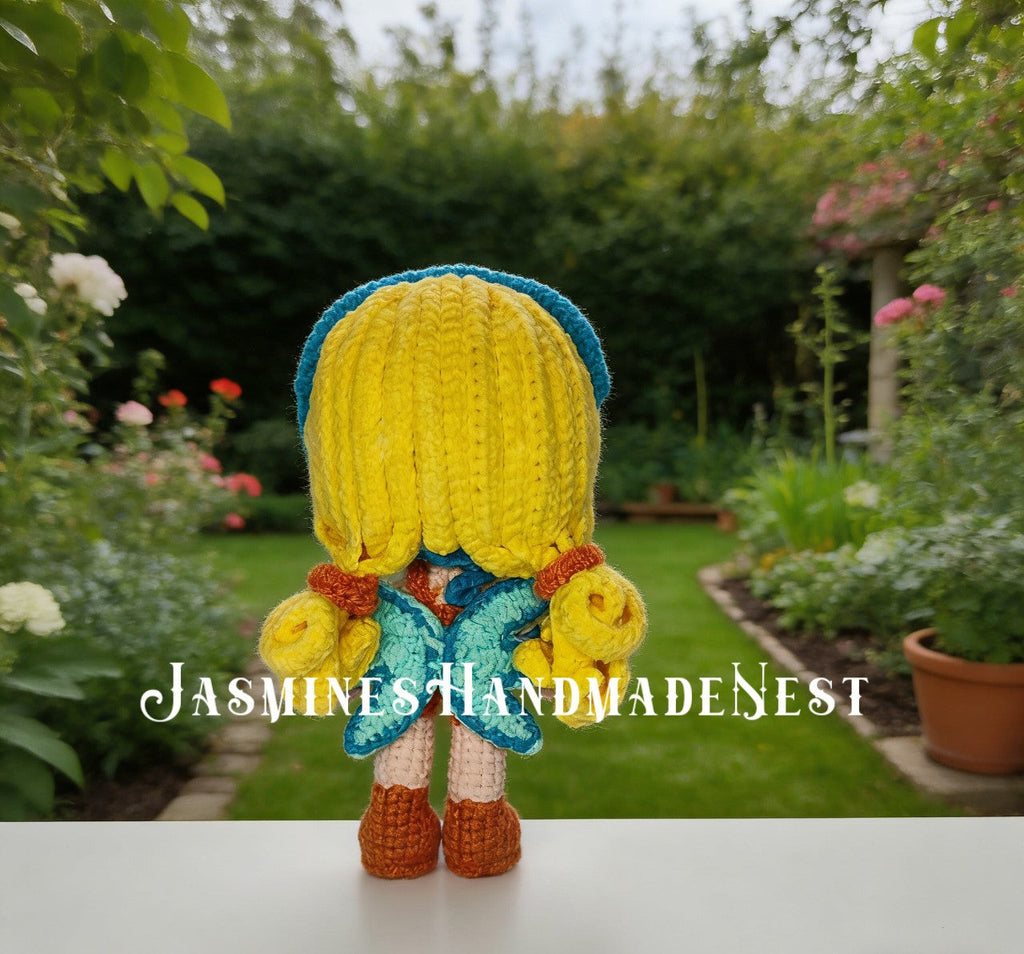 Handmade Crochet Flower Fairy Dolls – Amigurumi Plush, Floral Girl, Personalized Gift