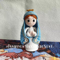 Cute Nun Dolls – Handmade Crochet Plush Toys in Multiple Styles, Soft Amigurumi Characters, Whimsical Gifts or Shelf Decor for Kids & Collectors
