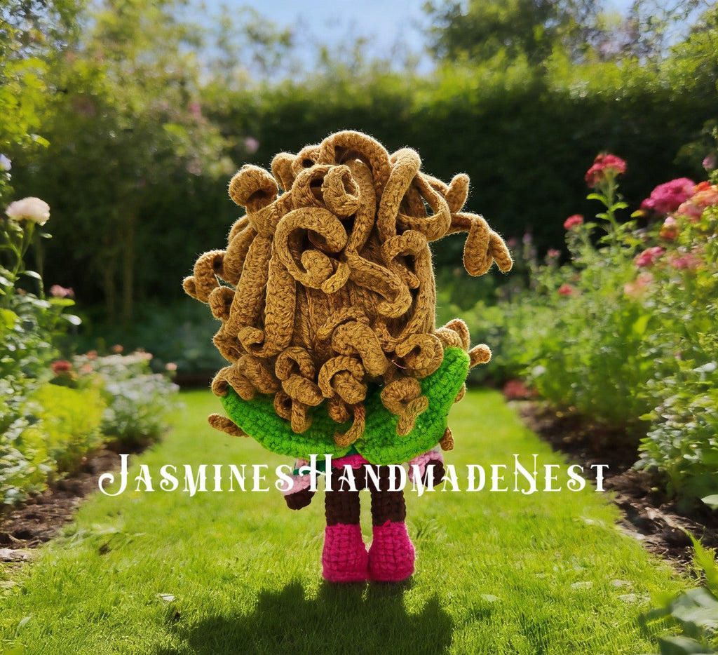 Handmade Crochet Flower Fairy Dolls – Amigurumi Plush, Floral Girl, Personalized Gift