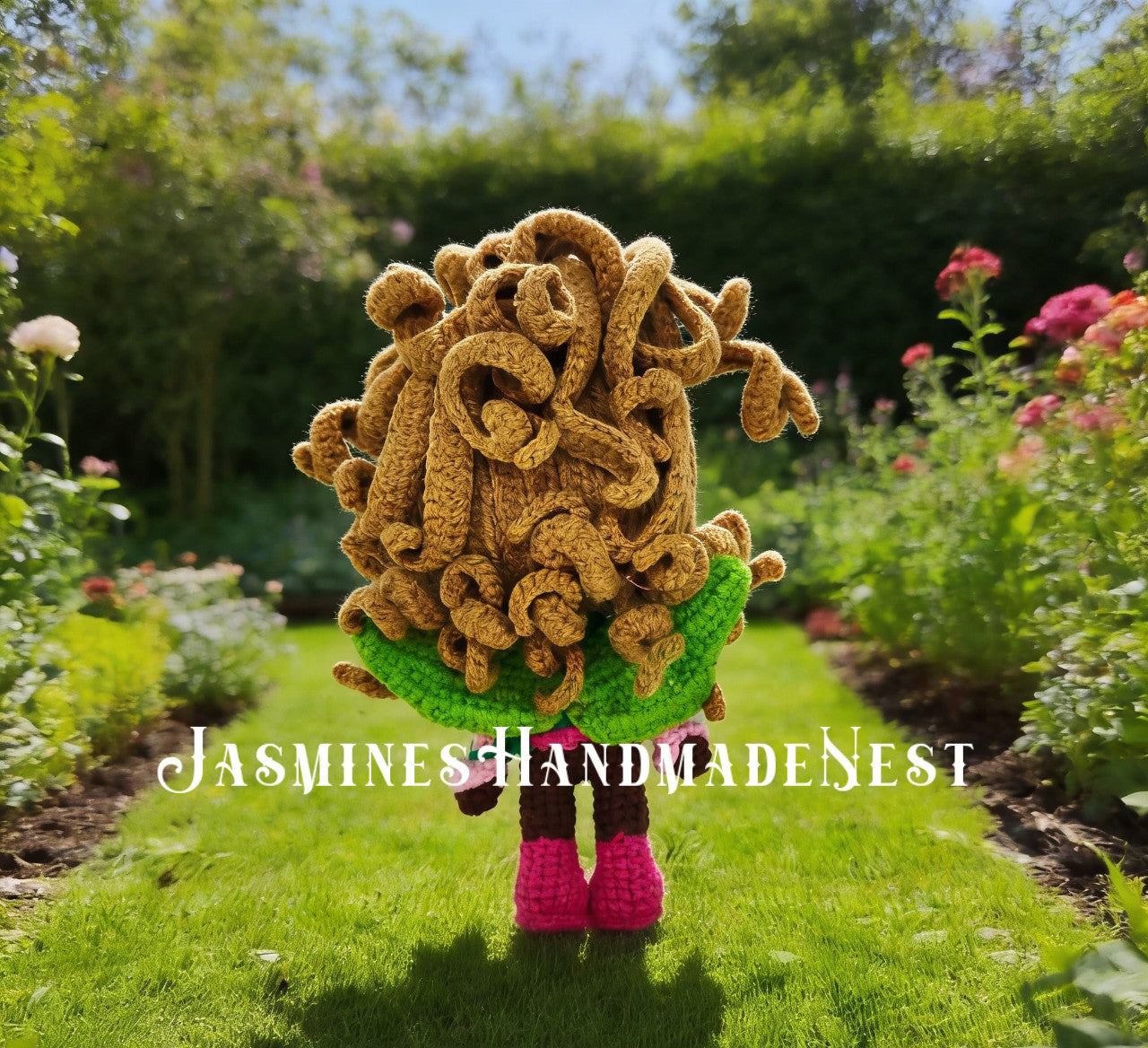 Handmade Crochet Flower Fairy Dolls – Amigurumi Plush, Floral Girl, Personalized Gift
