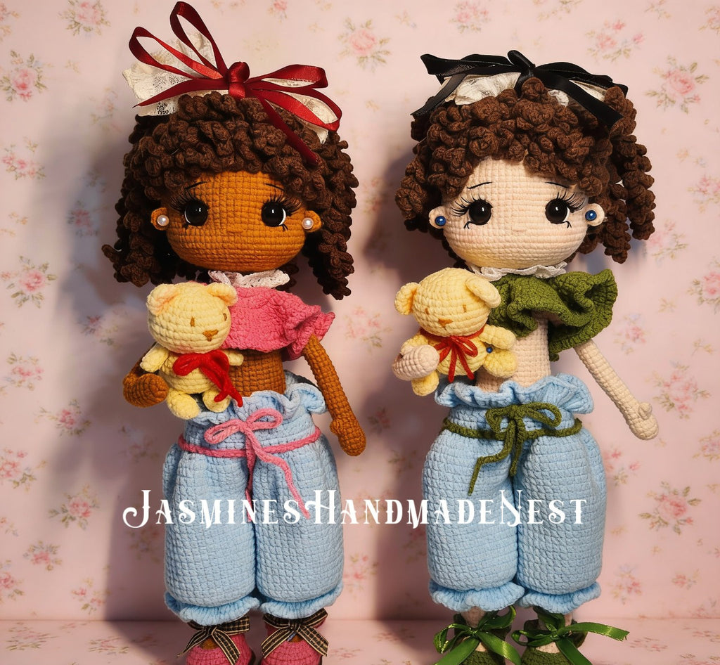Handmade Crochet Fashion Doll – Valentine’s Gift, Home Decor